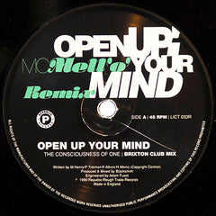 MC Mell'O' : Open Up Your Mind (Remix) (12", Single)