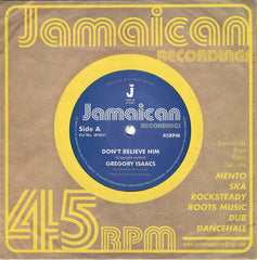 Gregory Isaacs : Don't Believe Him / The Village (7", RE)