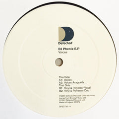 DJ Phenix : Voices E.P. (2x12", EP)