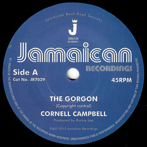 Cornell Campbell : The Gorgon (7", RE)