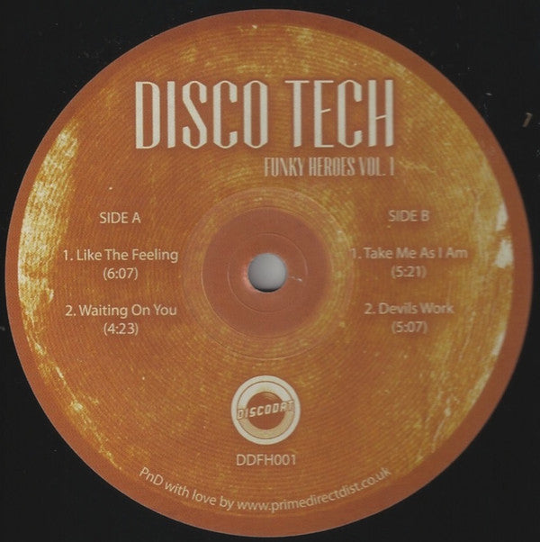 Disco Tech (2) : Funky Heroes Vol. 1 (12")