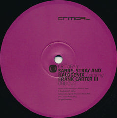 Sabre, Stray (8) And Halogenix : Oblique / St. Clair (12", RP)