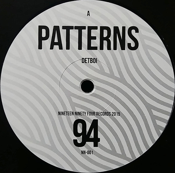 Detboi : Patterns EP (12", EP, Ltd)