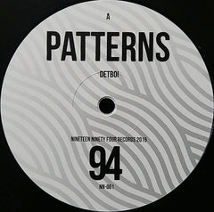 Detboi : Patterns EP (12", EP, Ltd)