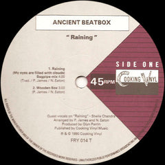 Ancient Beatbox With Sheila Chandra : Raining (My Eyes Are Filled With Clouds) Remix (12")