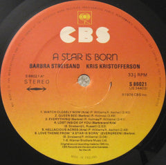 Barbra Streisand, Kris Kristofferson : A Star Is Born (LP, Album, Gat)