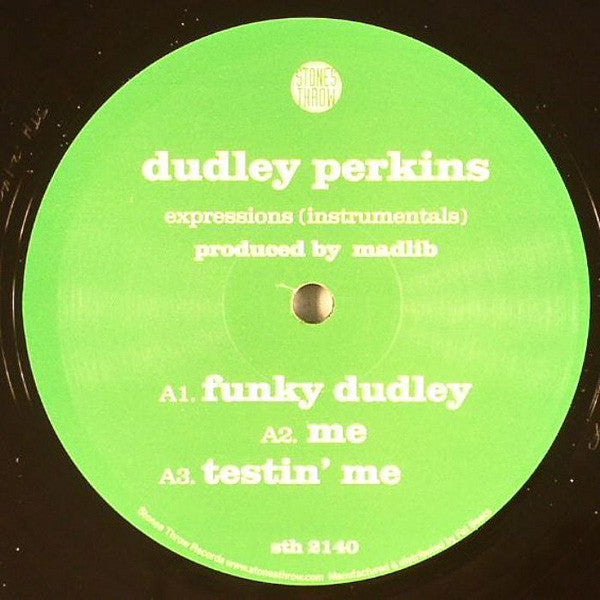 Dudley Perkins : Expressions (2012 A.U.) (Instrumentals) (2xLP, Album)
