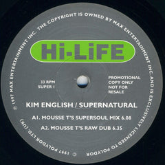 Kim English : Supernatural (12", Promo)