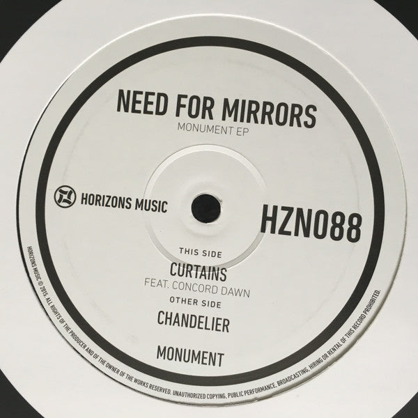 Need For Mirrors : Monument EP (12")