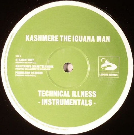 Verb. T & Kashmere : Backhand Slap Talk / Technical Illness (Instrumentals) (2xLP)