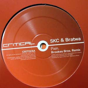 SKC & Bratwa / Future Bound : Pain (Brookes Bros. Remix) / Fritenight (12")