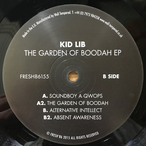 Kid Lib : The Garden Of Boodah EP (12", EP)