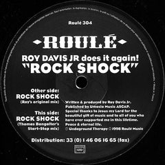 Roy Davis Jr. : Rock Shock (12")