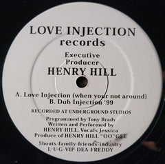 Henry Hill : Love Injection  (12")