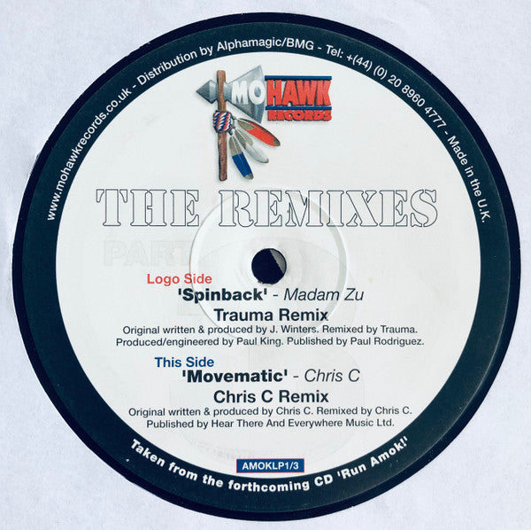 Madam Zu / Chris C : Spinback / Movematic (12")