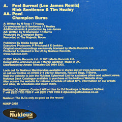 Nick Sentience & Tim Healey / Champion Burns : International Big Room Tunes (12", Ltd, Smplr)