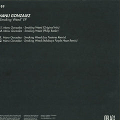 Manu Gonzalez : Smoking Weed Ep (12")