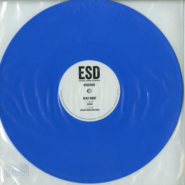 Reset Robot : Pressure (12", Single, Blu)