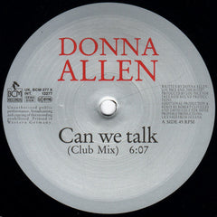 Donna Allen : Can We Talk (12", Single)