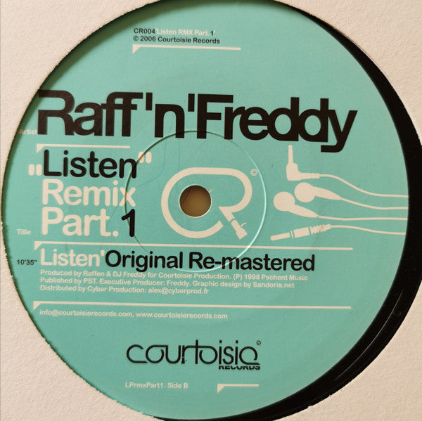 Raff'n'Freddy* : Listen - Remix Part.1 (12")