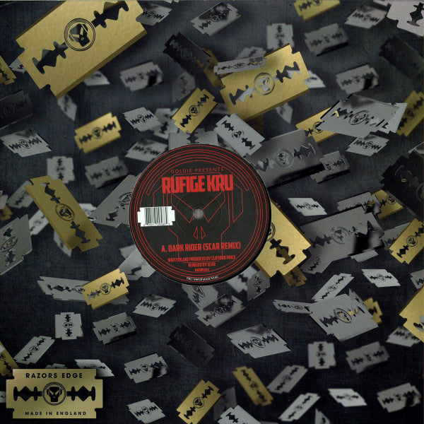 Goldie Presents Rufige Kru : Dark Rider (Scar Remix) / Beachdrifta (VIP) (12")