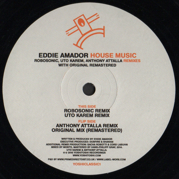 Eddie Amador : House Music (Remixes) (12")