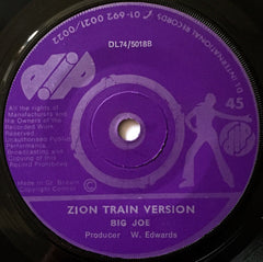 Jah Ali / Big Joe : Psalms I / Zion Train Version (7", Pur)