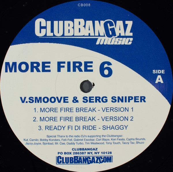 V. Smoove & Serg Sniper : More Fire 6 (12")