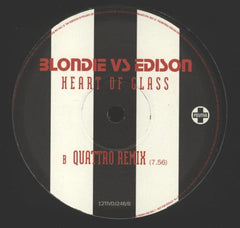 Blondie vs. Edison (4) : Heart Of Glass (12", Single, Promo)