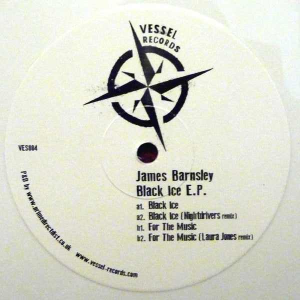 James Barnsley : Black Ice E.P. (12", EP, Whi)