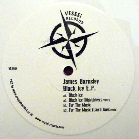 James Barnsley : Black Ice E.P. (12", EP, Whi)