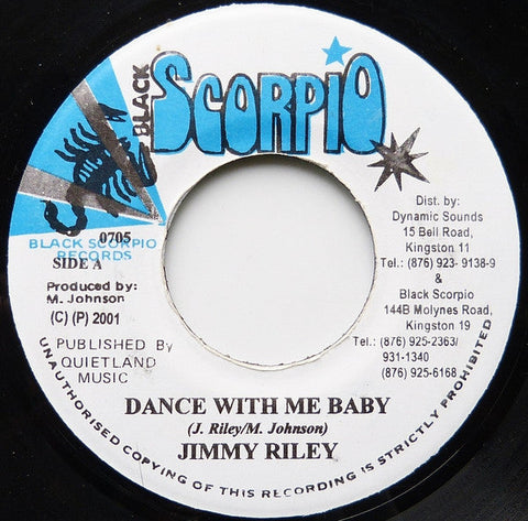 Jimmy Riley / Mafia & Fluxy : Dance With Me Baby (7")