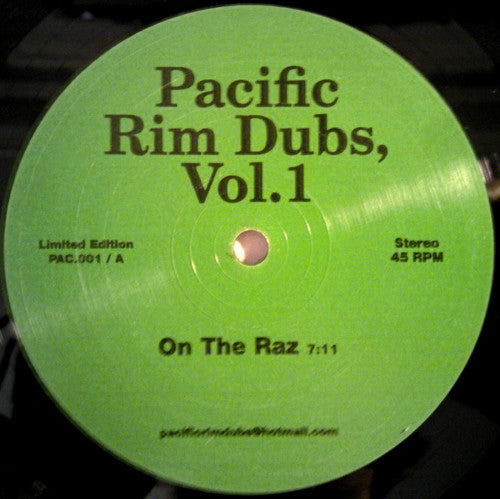 Pacific Rim Dubs : Pacific Rim Dubs Vol. 1 (12", Ltd)