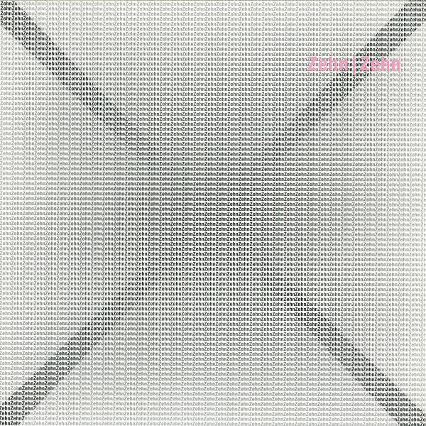 Various : Zehn / Zehn (12", EP)