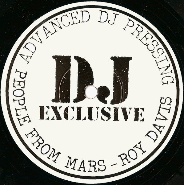 Roy Davis Jr. : People From Mars (12", Promo)