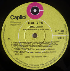 Frank Sinatra : Close To You (LP, Album, Mono, RE)