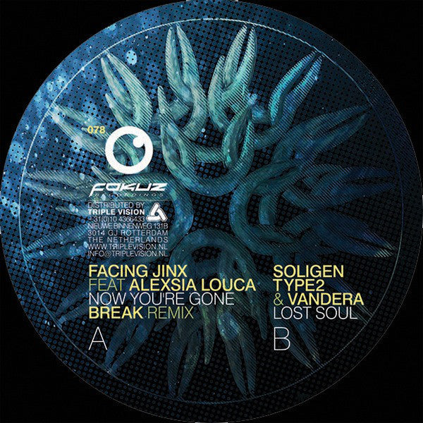 Facing Jinx feat. Alexsia Louca / Soligen, Type 2 & Vandera : Lost Soul EP (12", EP)