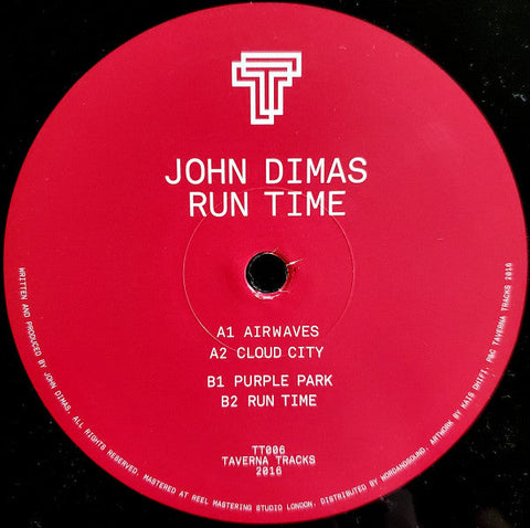 John Dimas : Run Time  (12", EP)