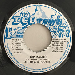 Althea & Donna / Krush Ice Krew : Top Rankin (7")