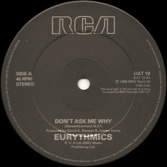 Eurythmics : Don't Ask Me Why (12")