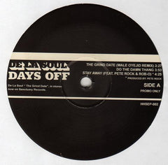 De La Soul : Days Off (12", EP, Promo)