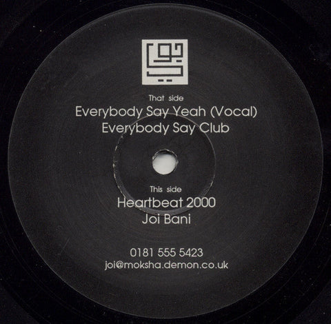 Joi : Everybody Say Yeah (12")