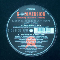 D-Dimension : Love Sensation (12")