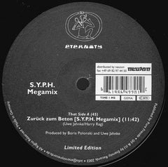S.Y.P.H. : Zurück Zum Beton [S.Y.P.H. Megamix] (12", S/Sided, Maxi, Ltd)