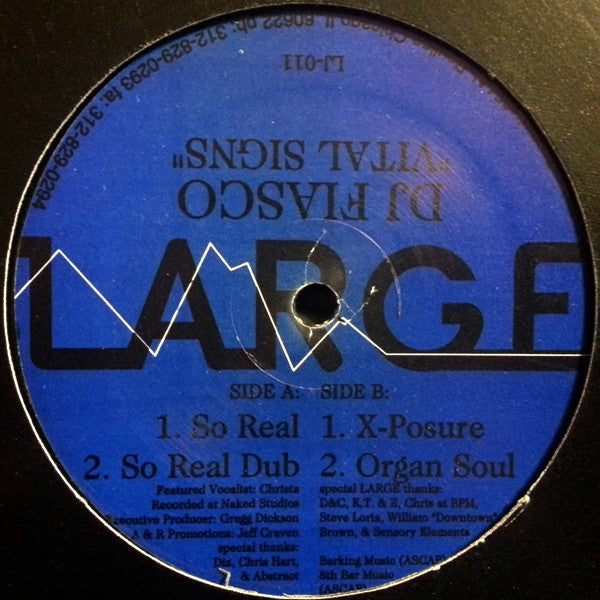 DJ Fiasco : Vital Signs (12")