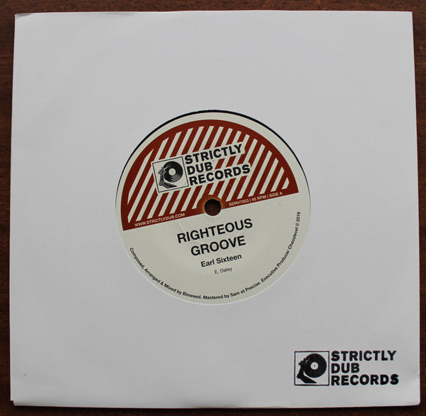 Earl Sixteen /J Bisweed & Chaozlevel : Righteous Groove / Righteous Melodica (7", Single)