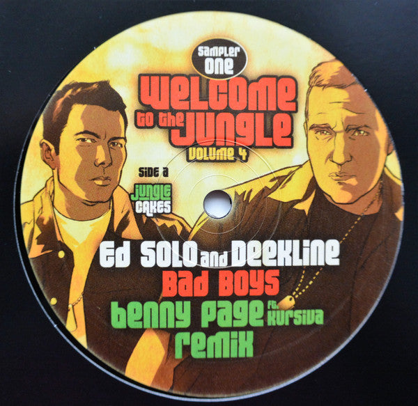 DJ Deekline & Ed Solo / DJ Dee Kline Featuring Tippa Irie : Welcome To The Jungle Volume 4 (Sampler One) (12", Smplr)