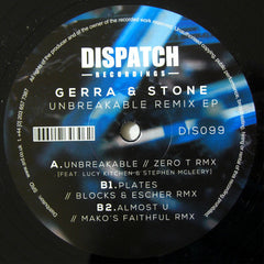 Gerra & Stone : Unbreakable Remix Ep (12", EP)