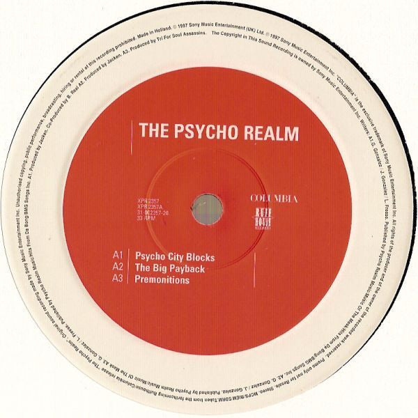 Psycho Realm : The Psycho Realm - Sampler (12", M/Print, Promo, Smplr)