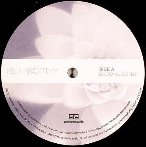 Keith Worthy : Emotional Content (12")